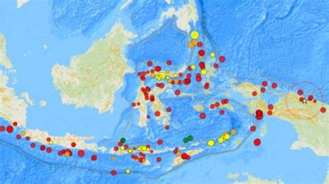 9 Gempa Bumi Terjadi Rabu 08 November 2023, Ada Gempa Magnitudo 7.2 ...