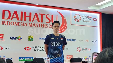 Indonesia Masters Anthony Ginting Pulangkan Wakil Malaysia Lewat