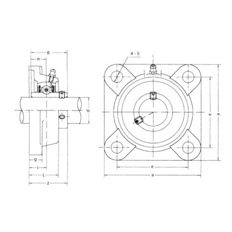 4 Bolt Square Cast Iron Housings Buy With Delivery Across The United