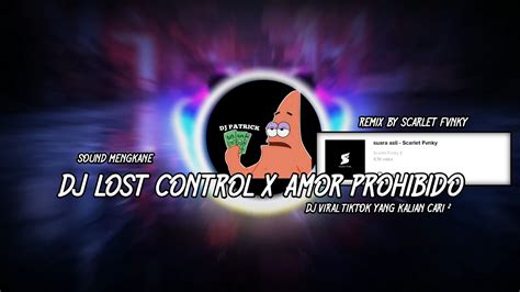 Inikah Yang Kalian Cari Cari Dj Lost Control X Amor Prohibido By