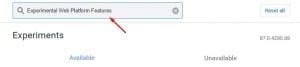 How To Enable Experimental Web Platform Features In Chrome Browser