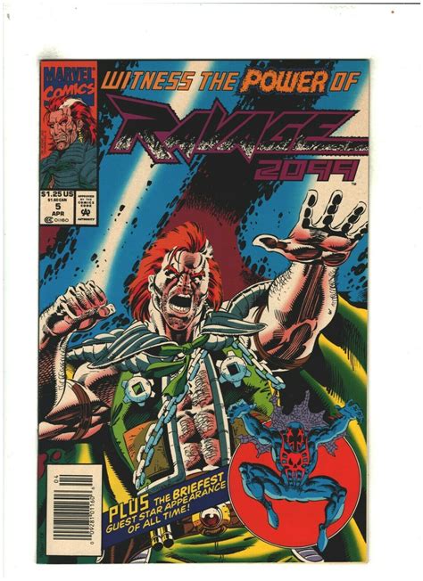 Ravage 2099 5 Nm 9 2 Newsstand Marvel Comics 1993 Stan Lee Spider Man 2099 App Comic Books