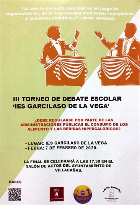 Iii Torneo De Debate Escolar En El Ies Garcilaso De Villacañas Ies