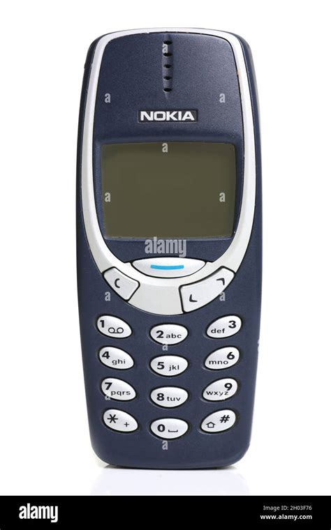 vintage phone nokia  isolated  white stock photo alamy