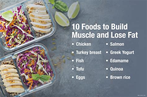 10 Foods To Build Muscle And Lose Fat Valley Health Wellness