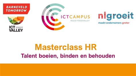 Masterclass Hr Talent Boeien Binden En Behouden Full Youtube