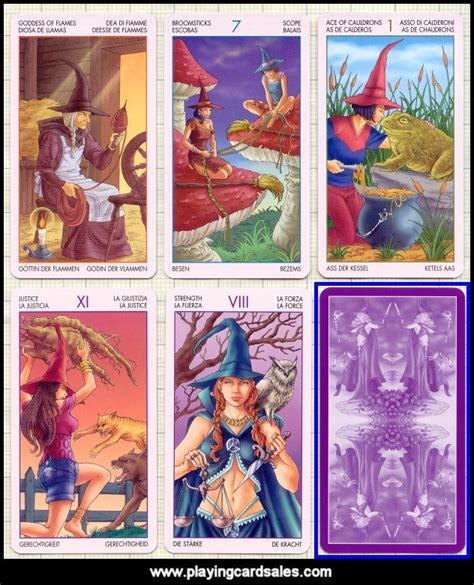 R Somerville Playing Cards Playingcardsales Witchy Tarot By