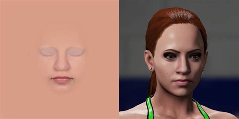 Wwe Face Texture Template