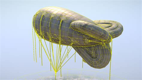 ArtStation - WW2 Barrage Balloon 01 | Game Assets