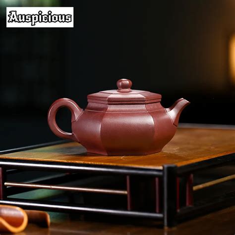 170ml Yixing High End Small Capacity Purple Clay Teapots Beauty Hexagon