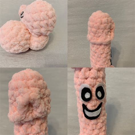 Crochet Pattern Pdf Amigurumi Penis Easy Crochet Pattern Diy Etsy