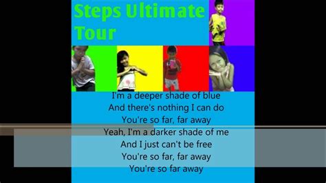 Steps Deeper Shade Of Blue Lyrics Youtube