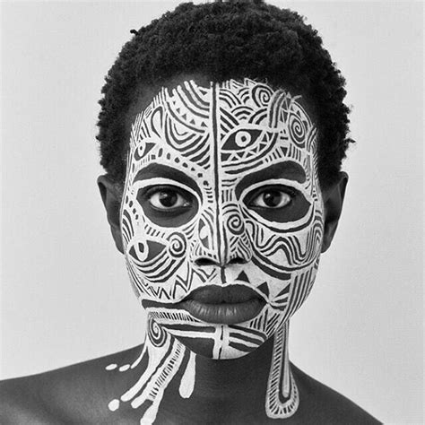 Pin By Marx Soto On Black Art African Face African Body Art Face Art