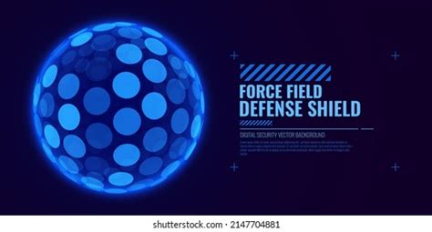 Bubble Shield Futuristic For Protection In An Abstract Glowing