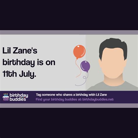 Lil Zanes Birthday Is 11th July 1982