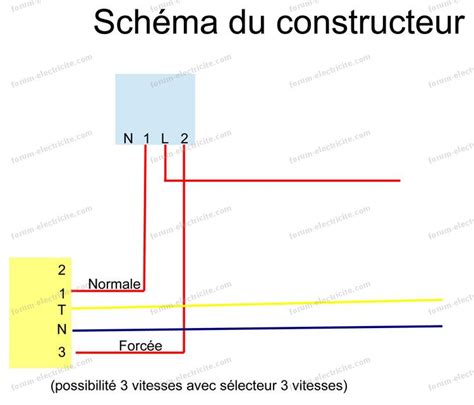 Conseils Branchement Lectrique Brancher Vmc Vitesses Sur Va Et Vient