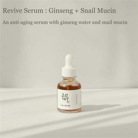 Beauty Of Joseon Revive Ginseng Snail Mucin Serum Ml The Mallbd