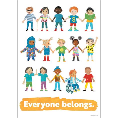 All Are Welcome Everyone Belongs Poster Cd 106053