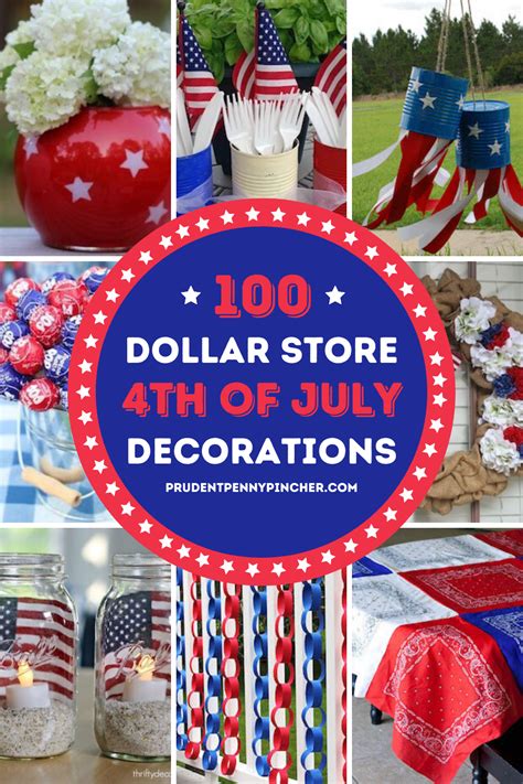 100 Diy Dollar Store 4th Of July Decorations 4th Of July Decorations