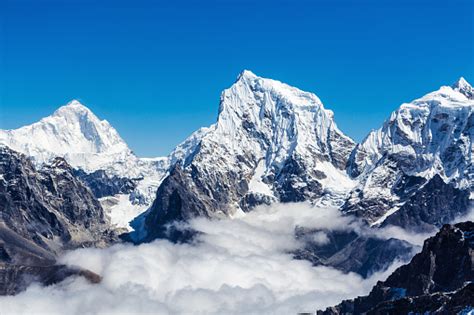 Snowy Mountains Of The Himalayas Stock Photo Download Image Now Istock