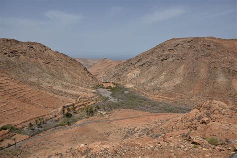 Scenic Shot Of Parque Rural De Betancuria In Spain Stock Photo Image