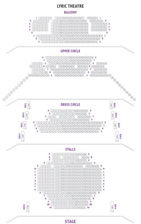 Lyceum Theatre London Seating Plan Best Seats | Elcho Table