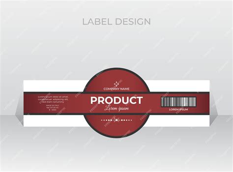 Premium Vector Modern And Creative Label Design Template