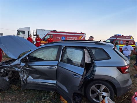 Accident rutier cu mai multe victime la ieşire din Lumina A fost