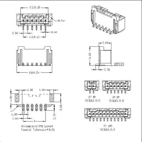 2 00mm Wafer SMT Type Connector China Manufacturer