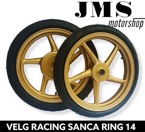 SEPAKET VELG RACING MODEL RCB RING 14 PLUS BAN PRIMAAX DONAT SK01 BEAT