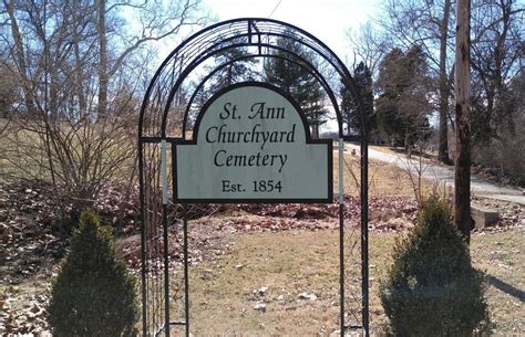 Saint Ann Churchyard Cemetery In Normandy Missouri Find A Grave Cemetery