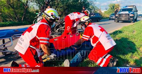 Hoy Tamaulipas Accidentes Viales En Tamaulipas Motociclista Choca