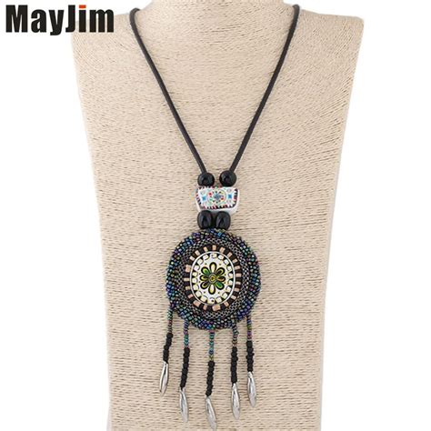 MayJim Statement Fashion Bohemia Tassel Necklace For Women 2018 Vintage