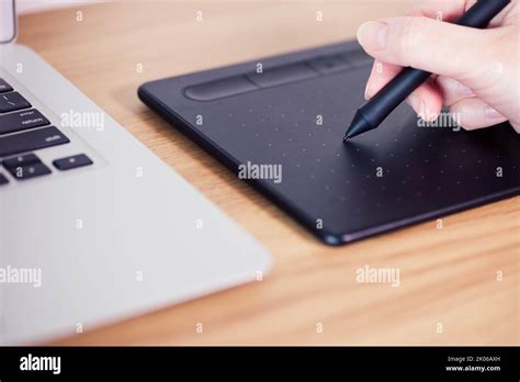 Graphic Tablet used for graphic design and illustration Stock Photo - Alamy