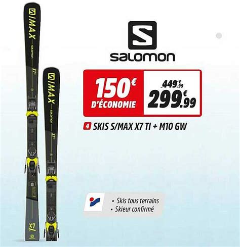 Offre Skis S Max X Ti M Gw Salomon Chez Intersport