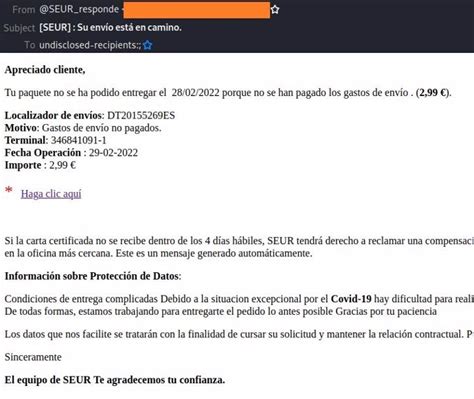 La Guardia Civil alerta del envío masivo de emails fraudulentos que