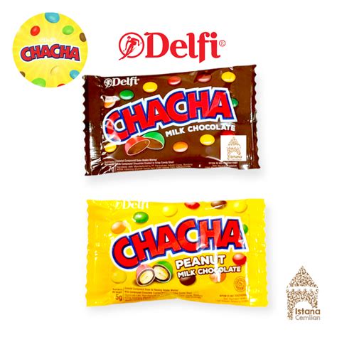 Jual Delfi Cha Cha Milk Chocolate Peanut Cokelat Gram Satuan