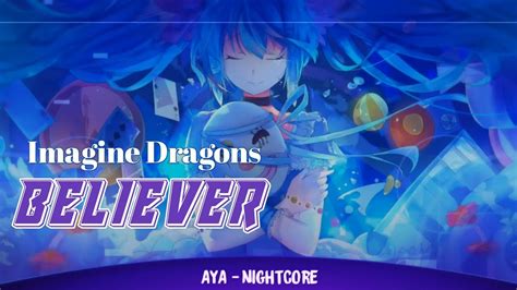 「nightcore」→imagine Dragons Believer Lyrics Youtube