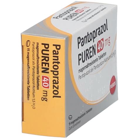 Pantoprazol Puren 40 Mg 15 St Mit Dem E Rezept Kaufen Shop Apotheke