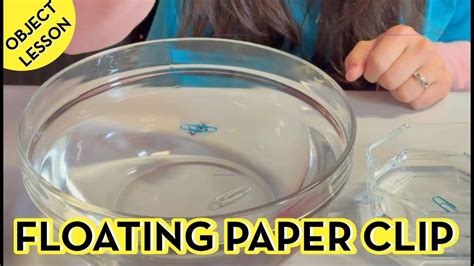 Floating Paper Clip Object Lesson Leader Resources Youtube