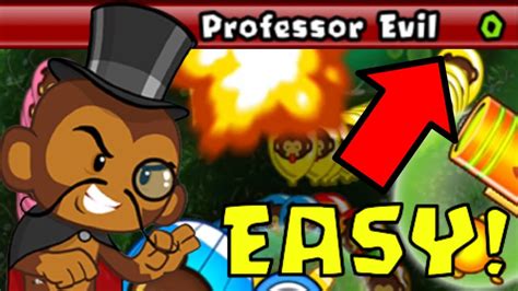 How To Beat The New Professor Evil Challenge In Btd Battles Week