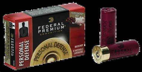 Premium Personal Defense Reduced Recoil 00 Buck 2 3 4 12 Gauge Shotgun