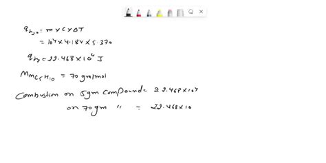 SOLVED 5 000 G Of Compound X With Molecular Formula CH Are Burned In A