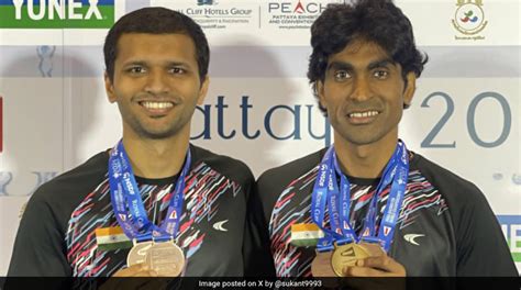 Pramod Bhagat Sukant Kadam Reach Para Badminton World Championship