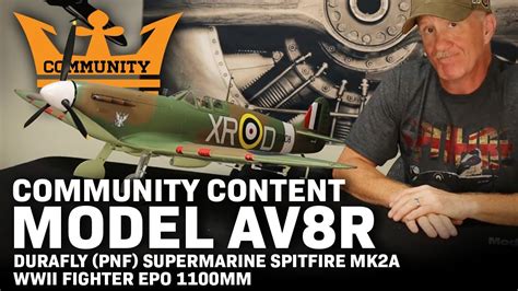 Durafly Pnf Supermarine Spitfire Mk A Wwii Fighter Epo Mm