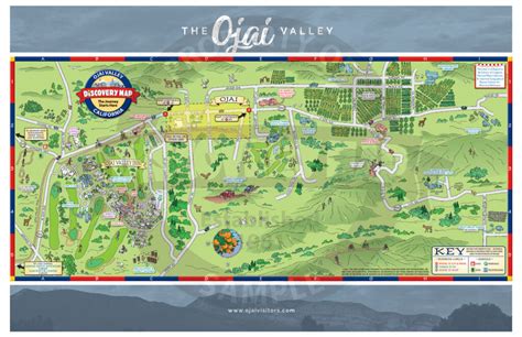 Ojai Ca Discovery Map