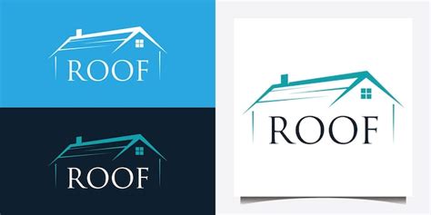 Premium Vector Rooftop Logo With Simple Design Style For Real Estate