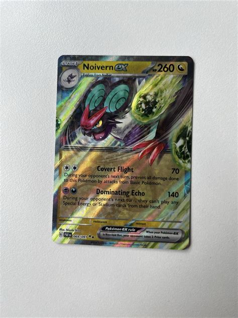 Pok Mon Tcg Noivern Ex Scarlet Violet Paldea Evolved Holo