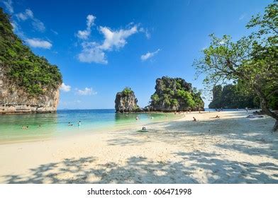 blue lagoon hong island krabi thailand stock photo  shutterstock