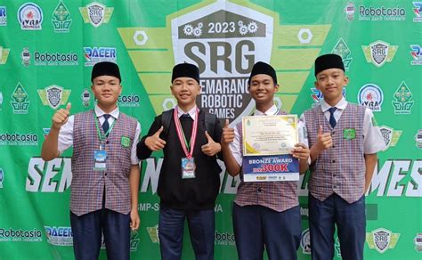 Pertama Ikut Lomba Tim Robotik Mtsn Pati Raih Bronze Medal